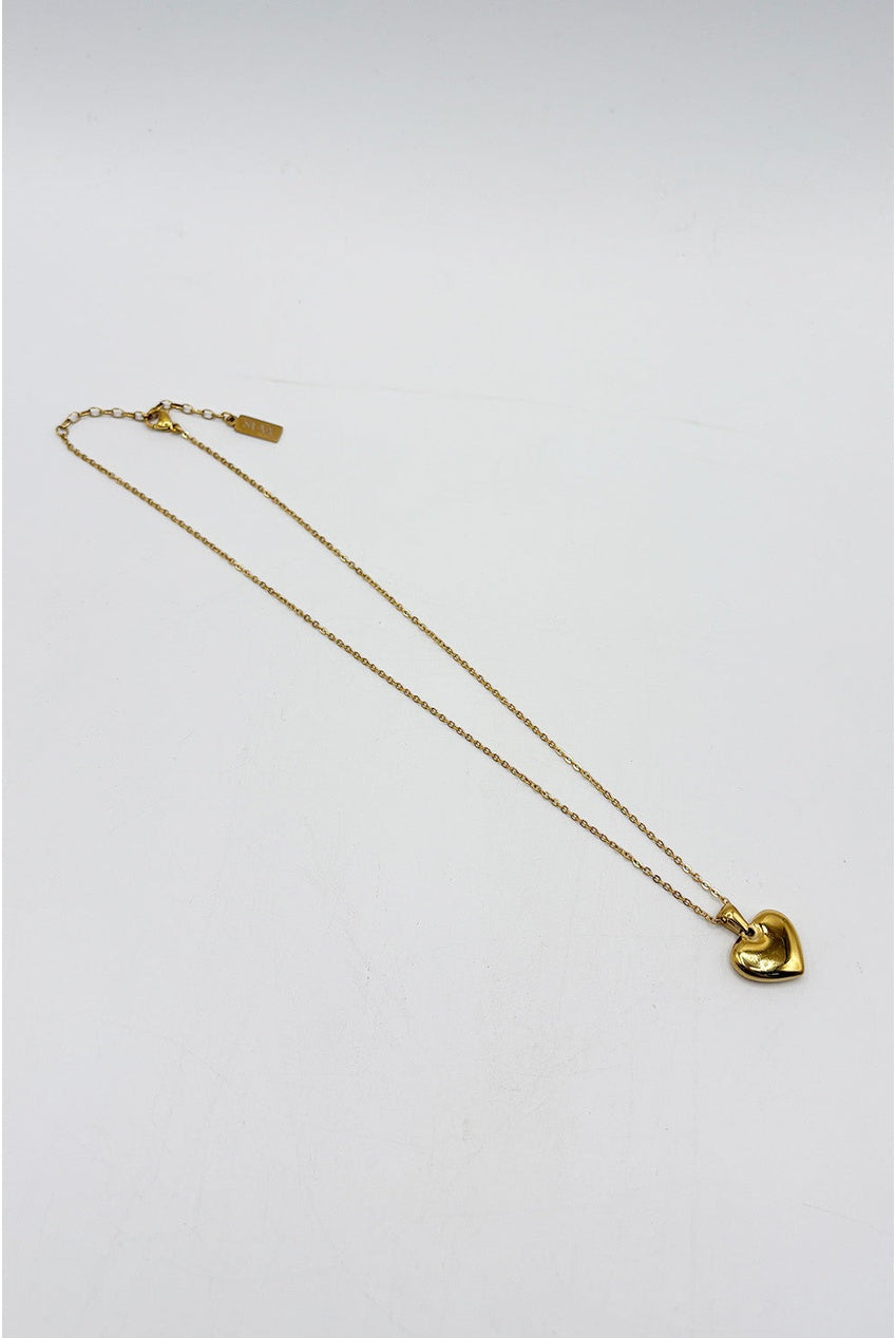 Heart Pendant Necklace In Gold - Gift Boxed JE404324