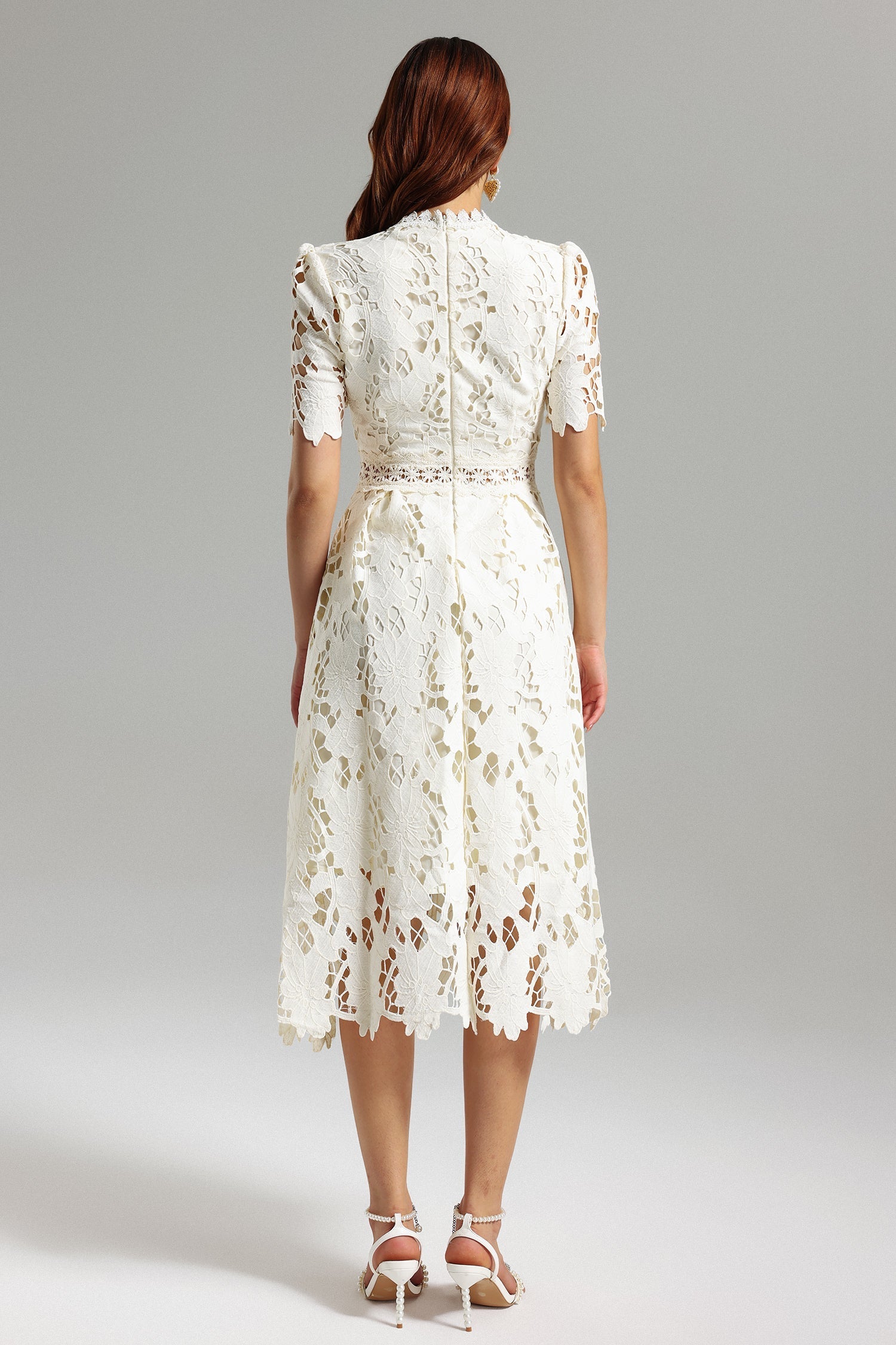 Jaca Lace Midi Dress C240300605