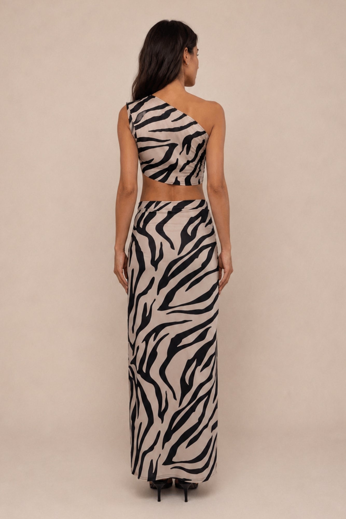 Karina Zebra Print Maxi Skirt KARINA-ZEBRA-MAXI-SKIRT