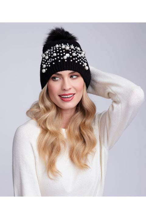 Krystal Hat - Black by Pia Rossini