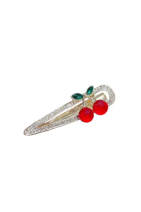 Cherries Rhinestone Hair Clip by Last True Angel