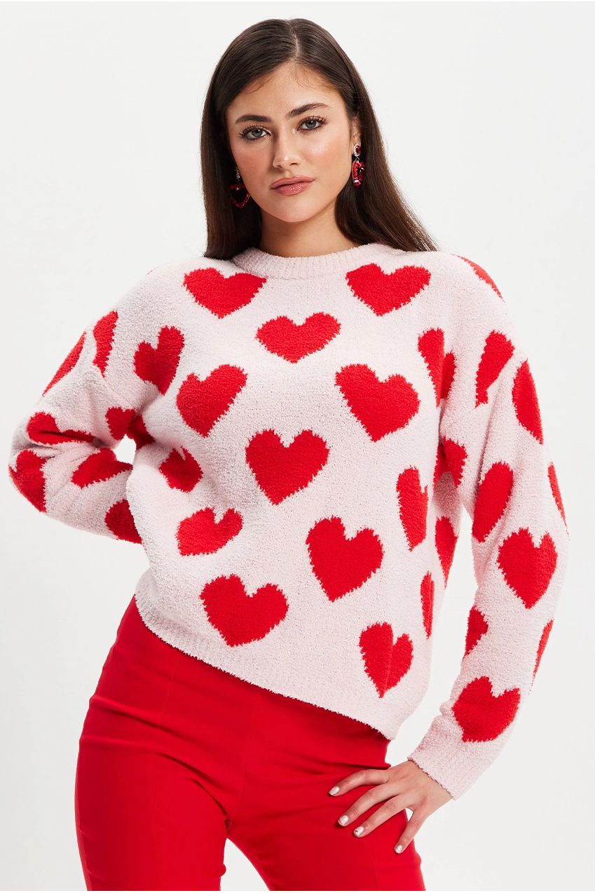 Red Heart Jumper LIQ23AW043