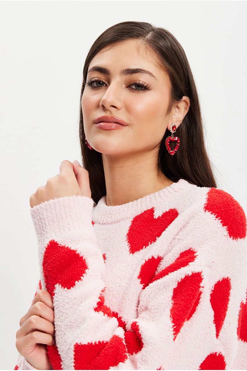 Red Heart Jumper LIQ23AW043