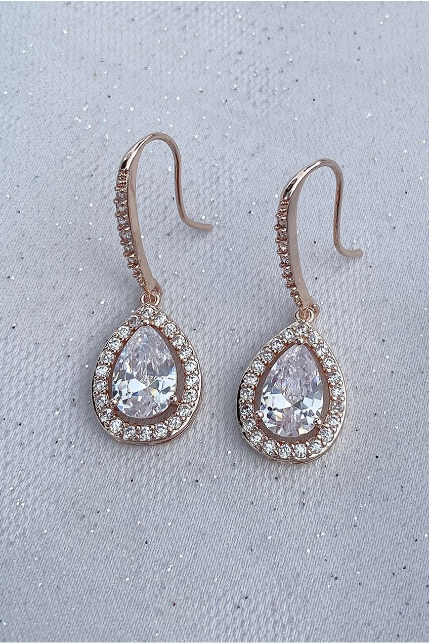 Long Drop Earrings Diamante Earrings 5060801174947