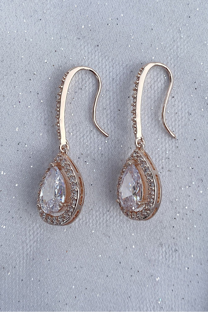 Long Drop Earrings Diamante Earrings 5060801174947