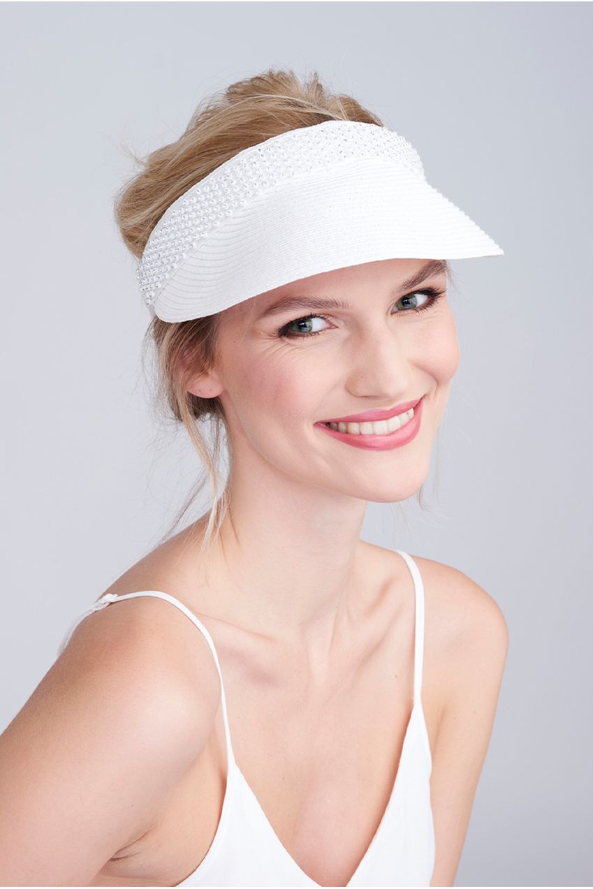 Lorena Visor - White LOR02142-WHI001-0