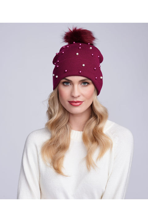 Lovato Hat - Burgundy by Pia Rossini