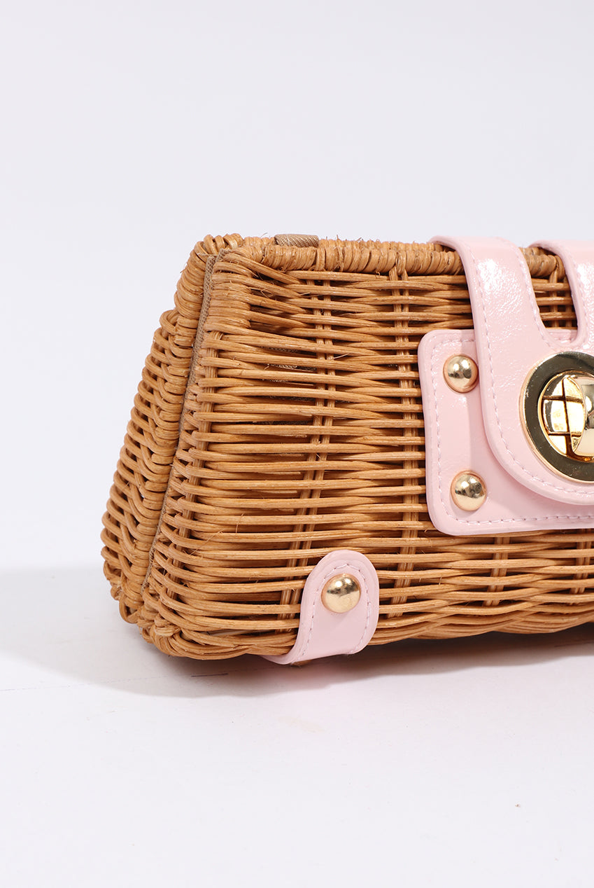 Lulu Clutch Bag - Blush LUL001-PIN004