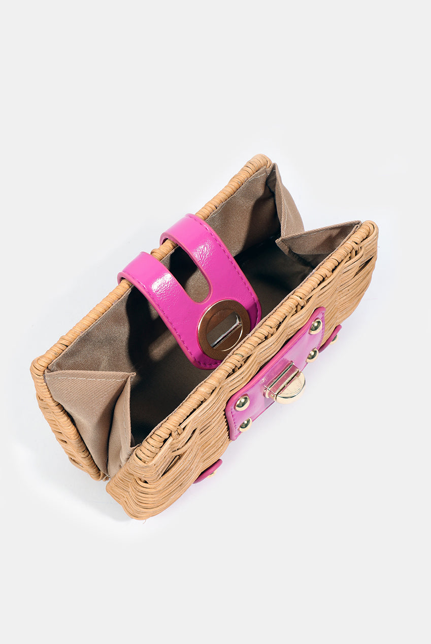 Lulu Clutch Bag - Hot Pink LUL001-PIN008