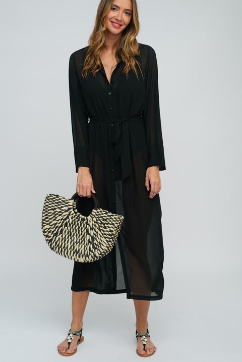 Monaco Bag - BlackWhite by Pia Rossini