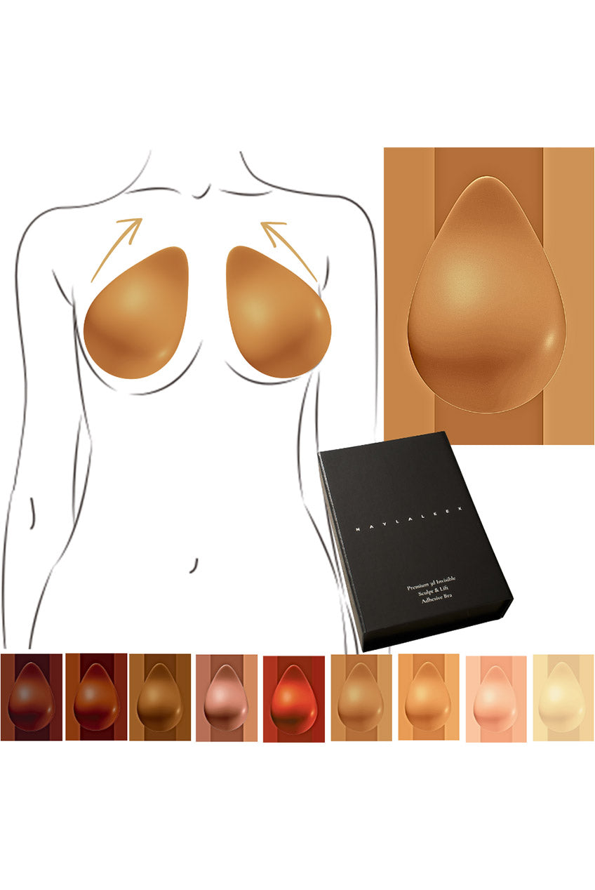 Premium 3D Invisible Sculpt, Lift And Go Adhesive Bra 5060821380083