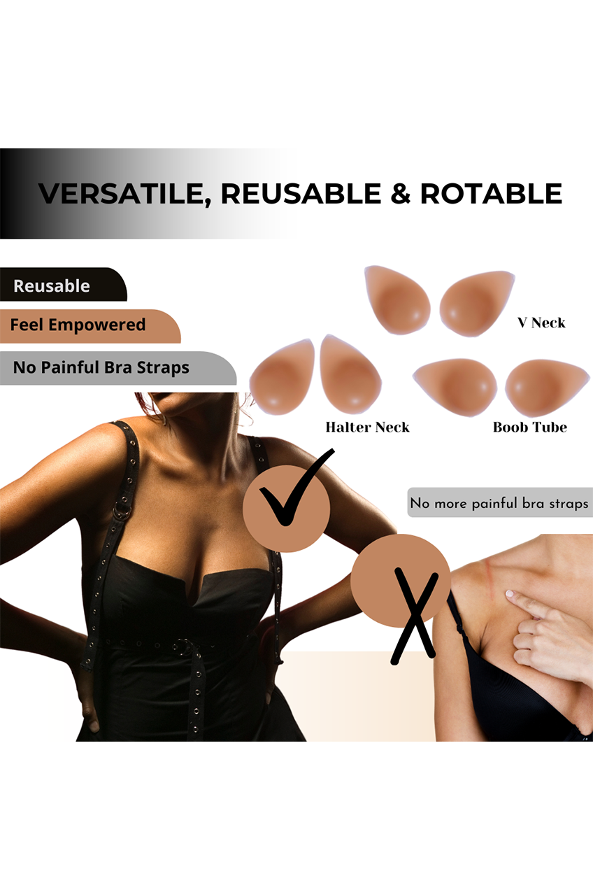 Premium 3D Invisible Sculpt & Lift Adhesive Bra 5060821380076