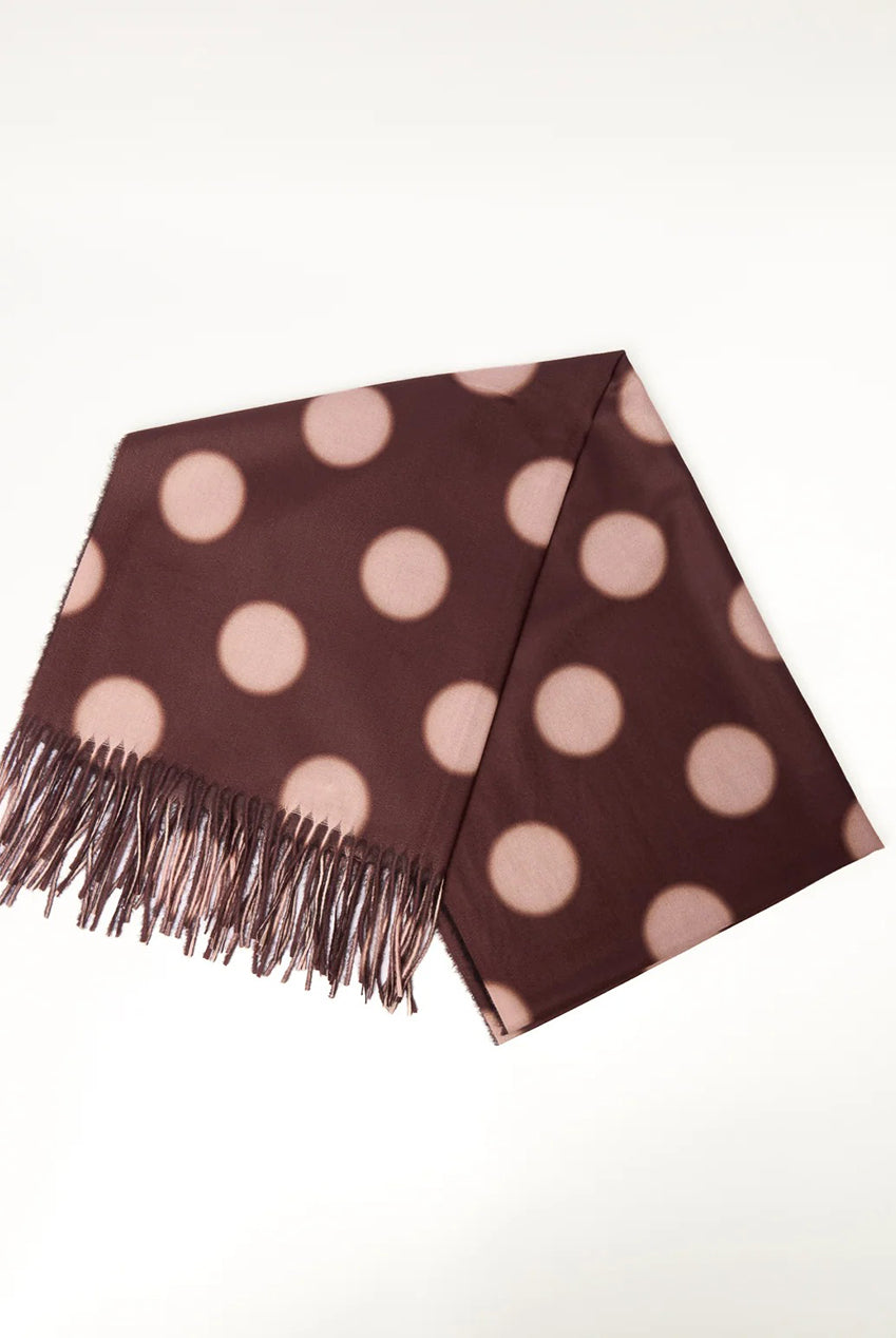 Polka Dot Pattern Scarf NB261515025