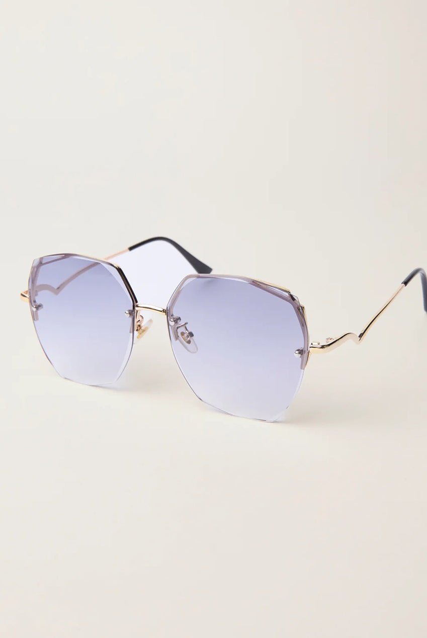 Frameless Purple Lens Sunglasses NL257362012