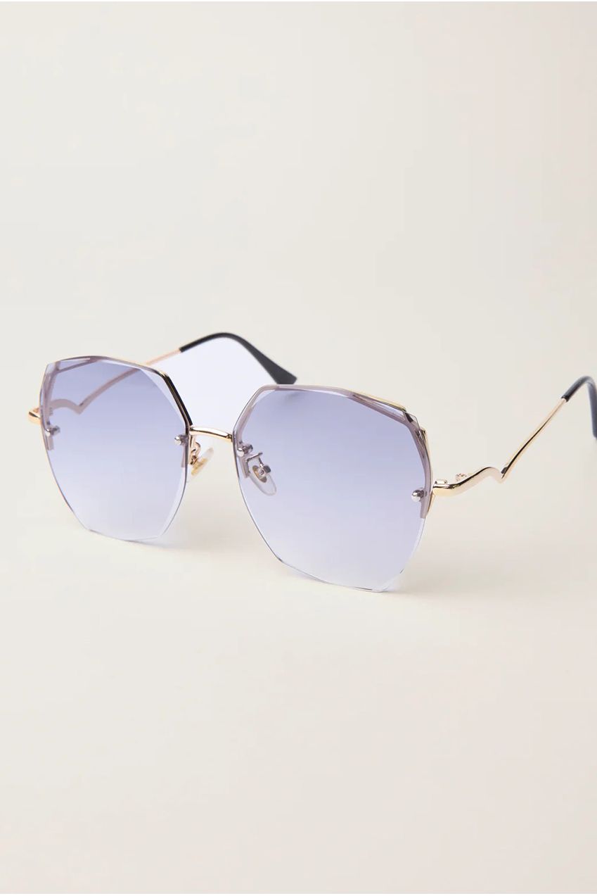 Frameless Purple Lens Sunglasses NL257362012