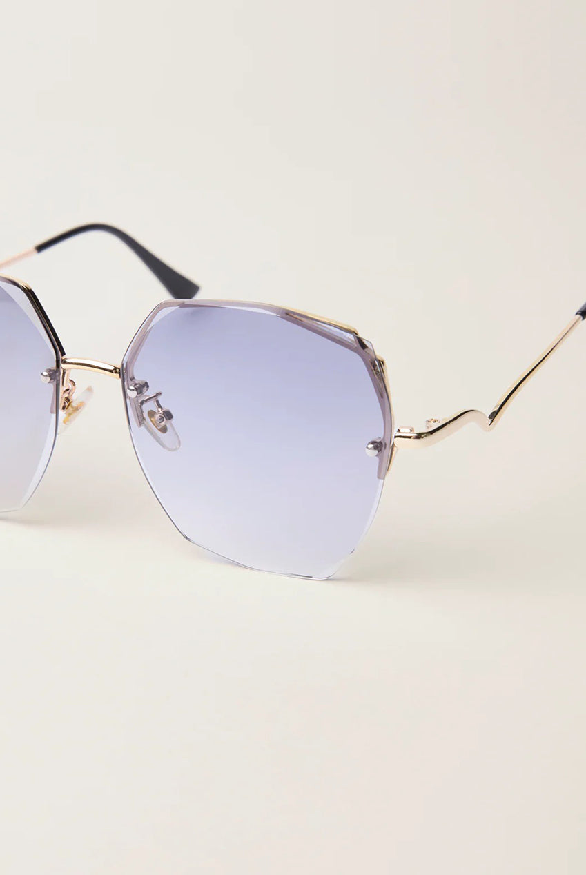 Frameless Purple Lens Sunglasses NL257362012