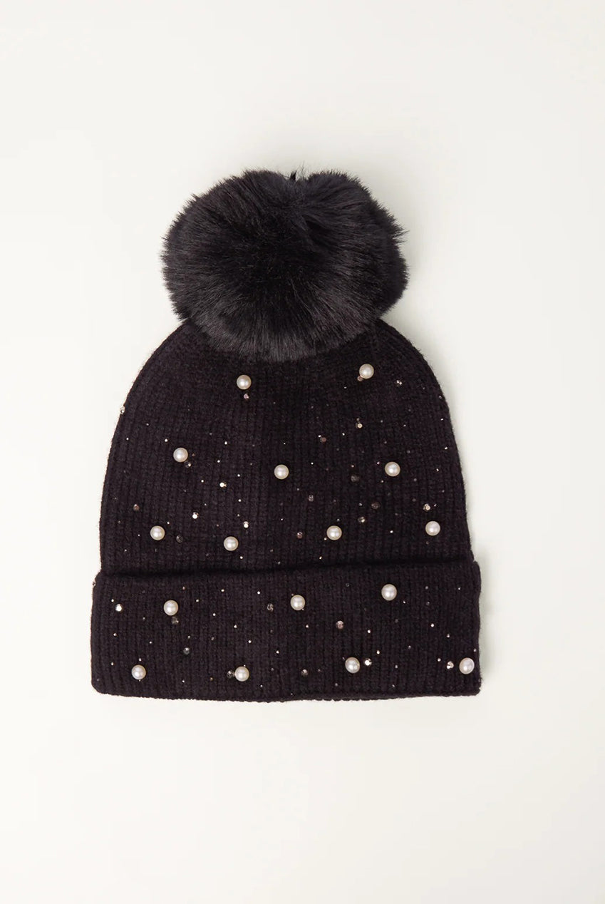 Rhinestone Pearl Beanie NB261578003