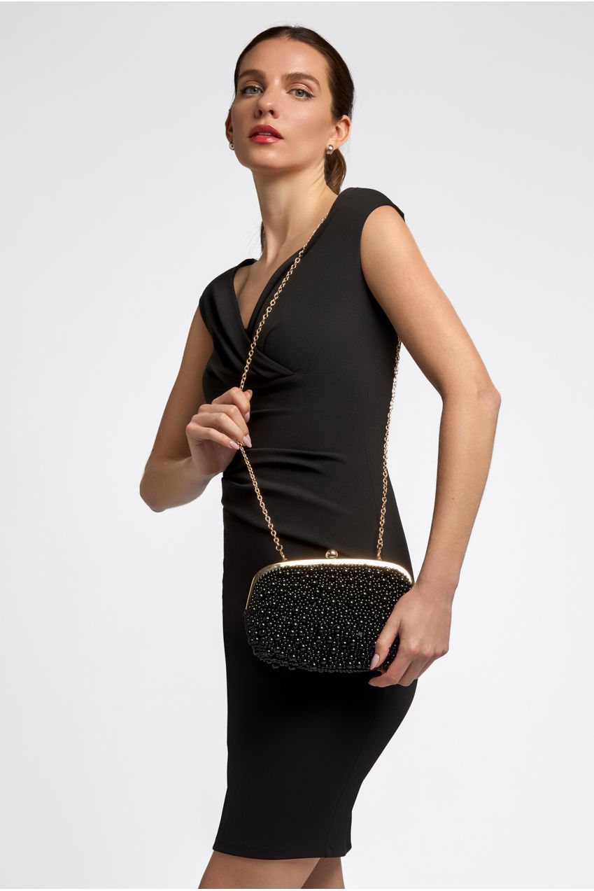 Black Pearl Clutch Bag ALYS3337