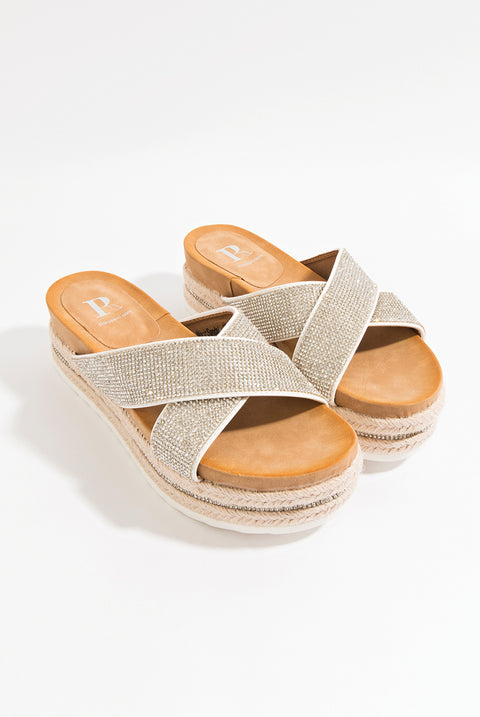 Nour Sandal - Silver by Pia Rossini