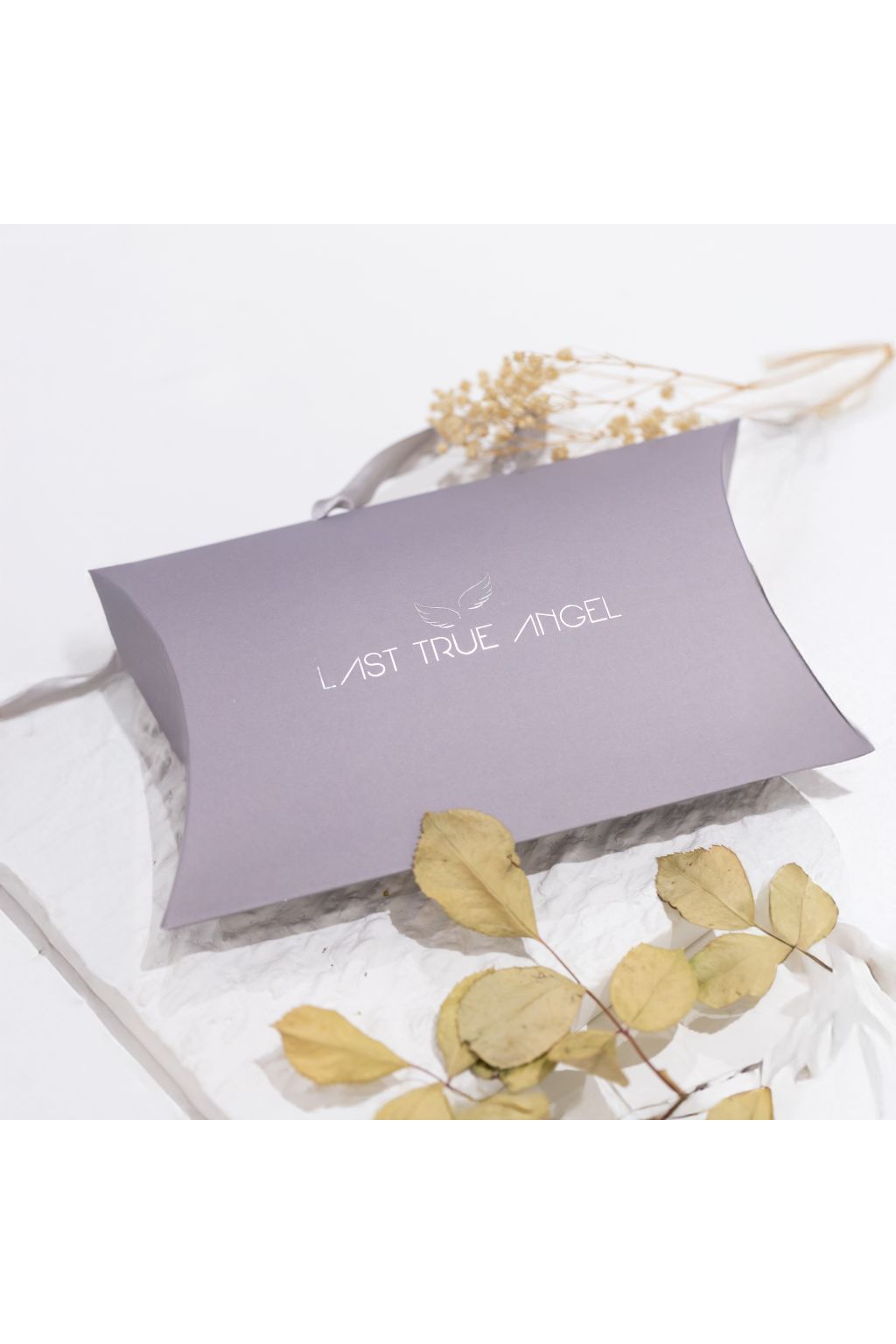 Heart Satin Scrunchie In Black & Silver LHD1BS