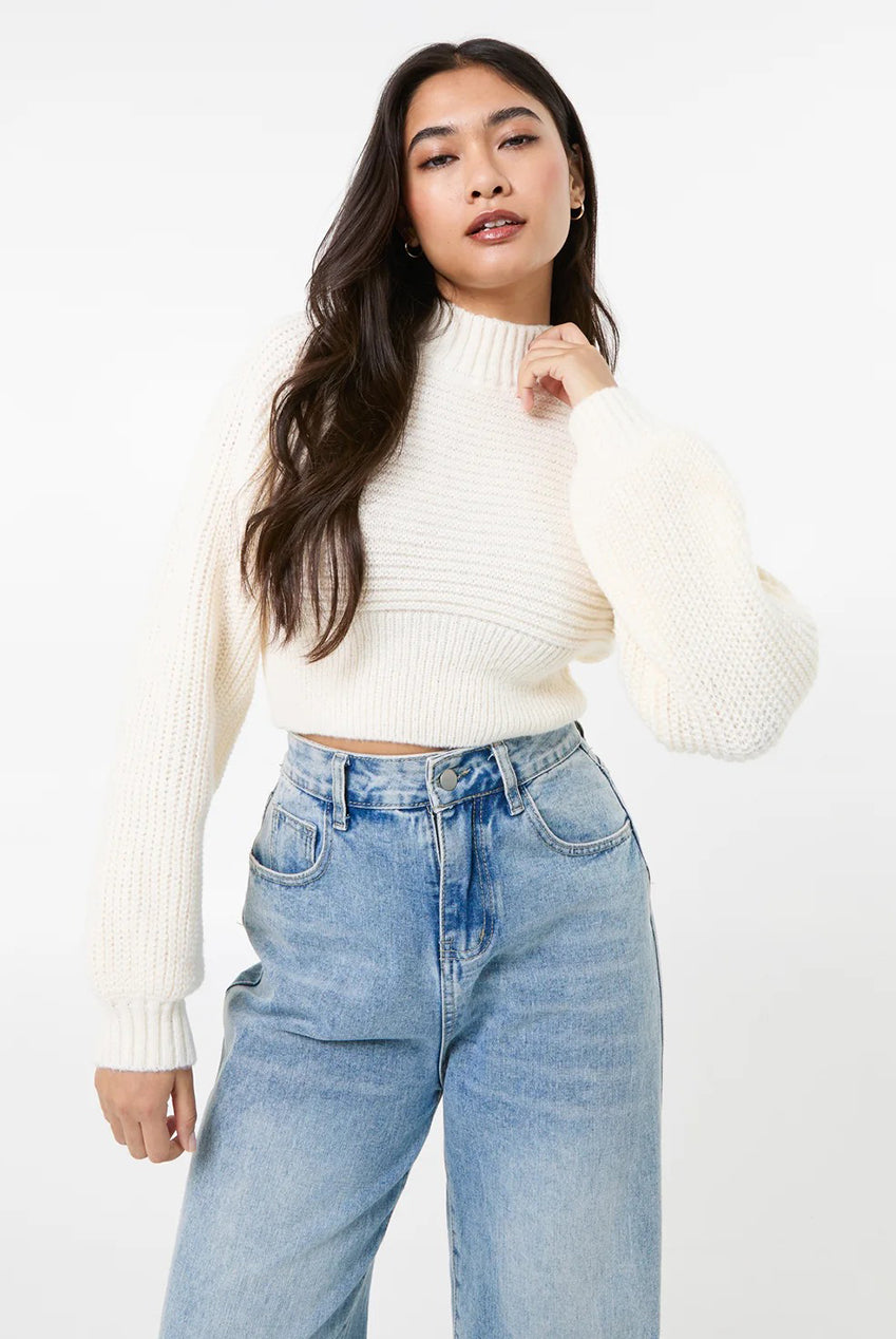 High Neck Knitted Jumper PV2925