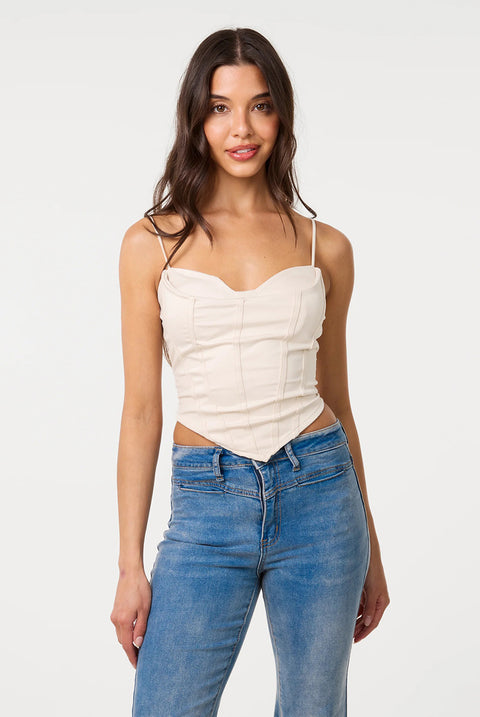 Bustier Bra Cup Cupra Top by Pink Vanilla