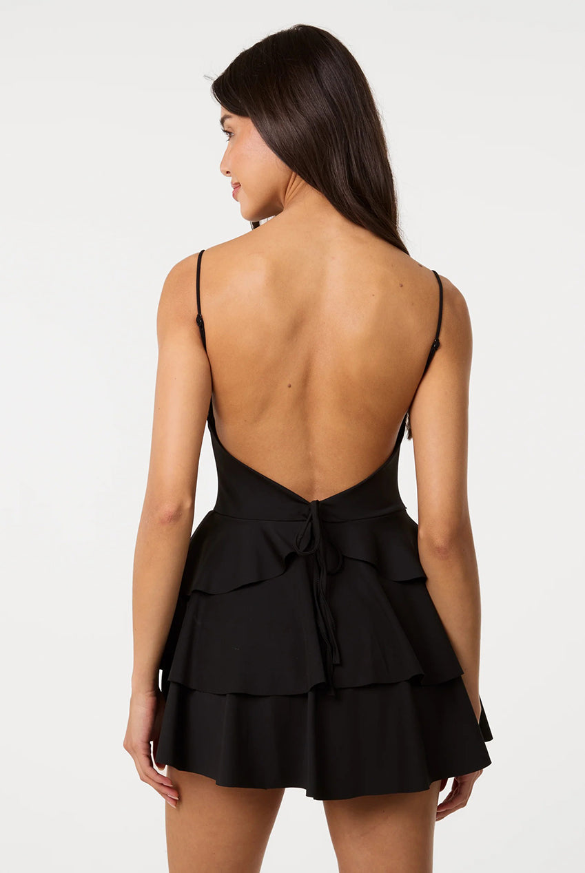Tiered Hem Bustier Dress PV6353IT003