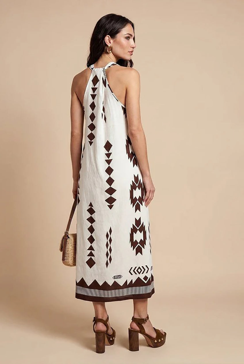 Patterned Maxi Dress 40DRS38712