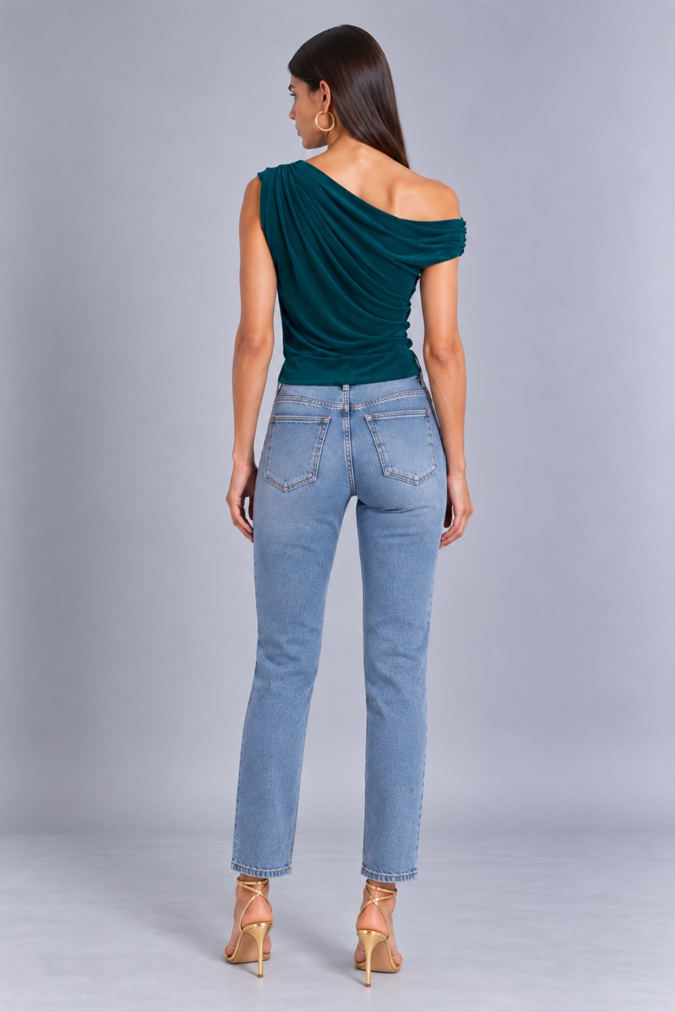 Raven Green Off The Shoulder Top RAVEN-TOP