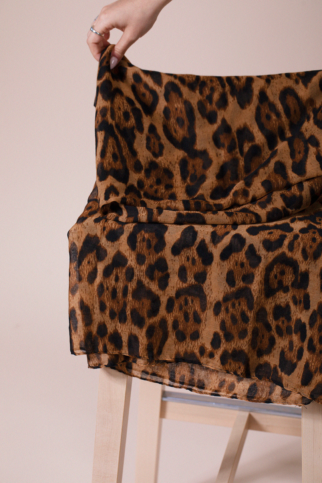 Scarf In Brown Leopard SC250406