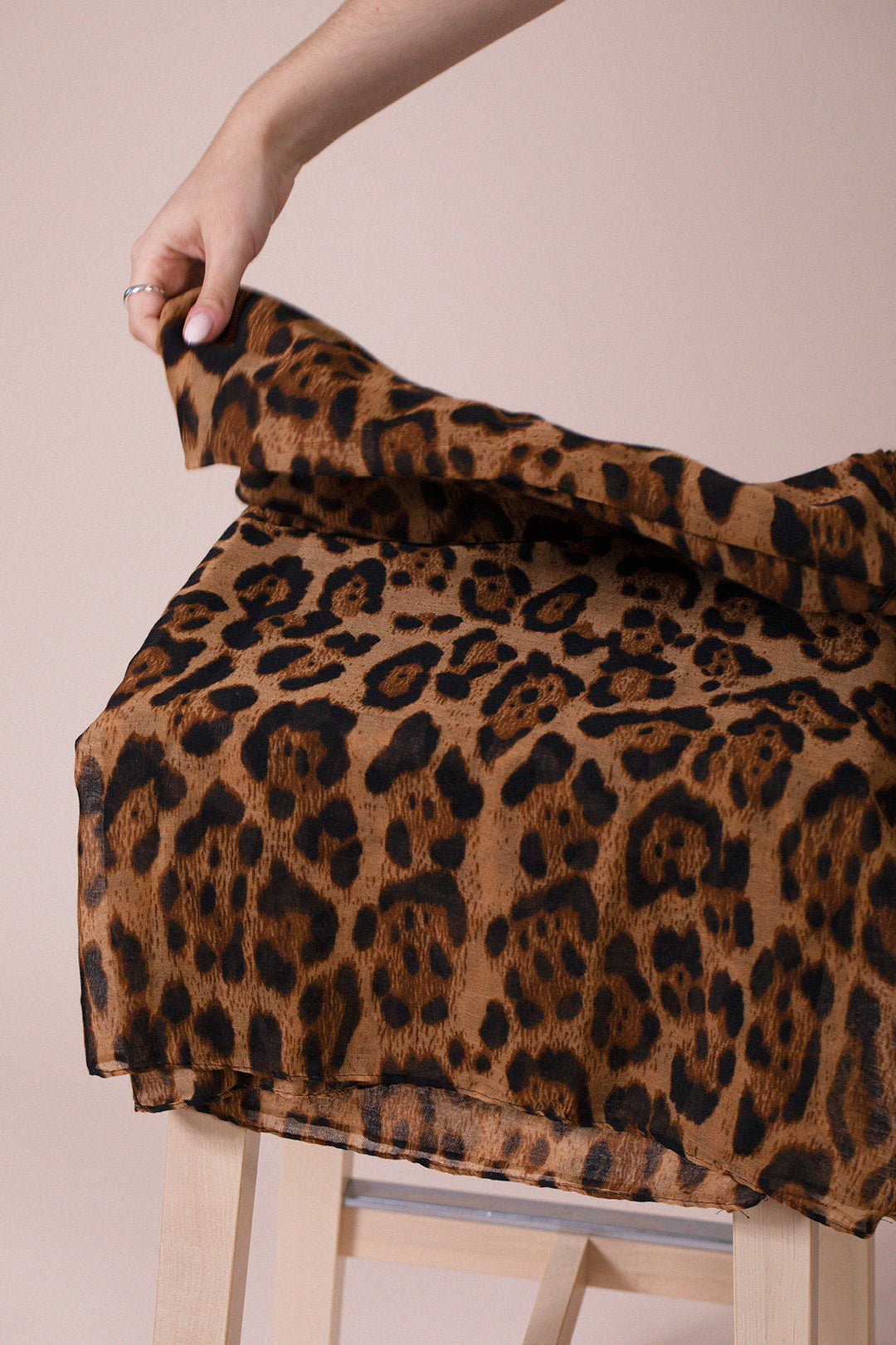 Scarf In Brown Leopard SC250406