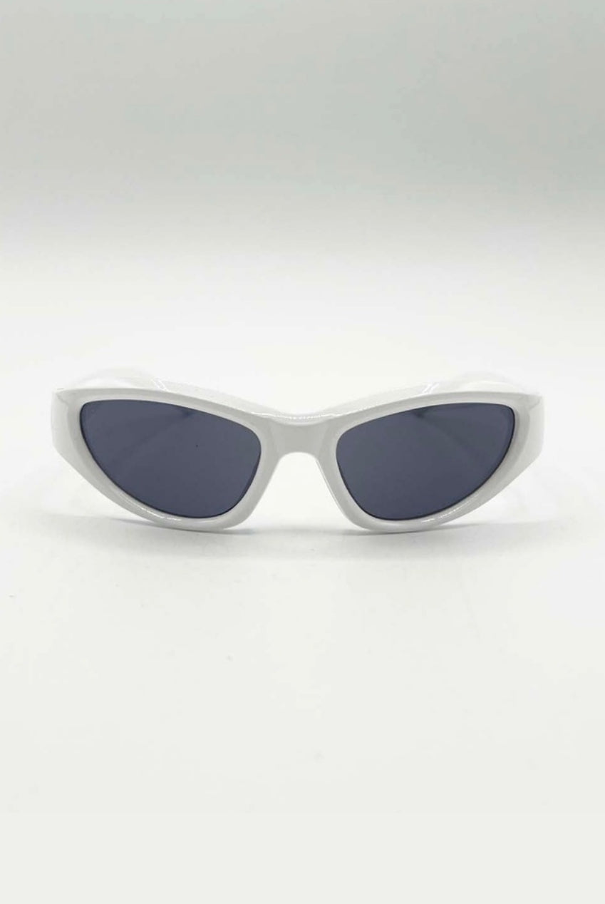 Star Racer Sunglasses In White SG2502607