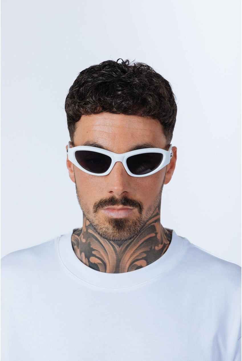 Star Racer Sunglasses In White SG2502607