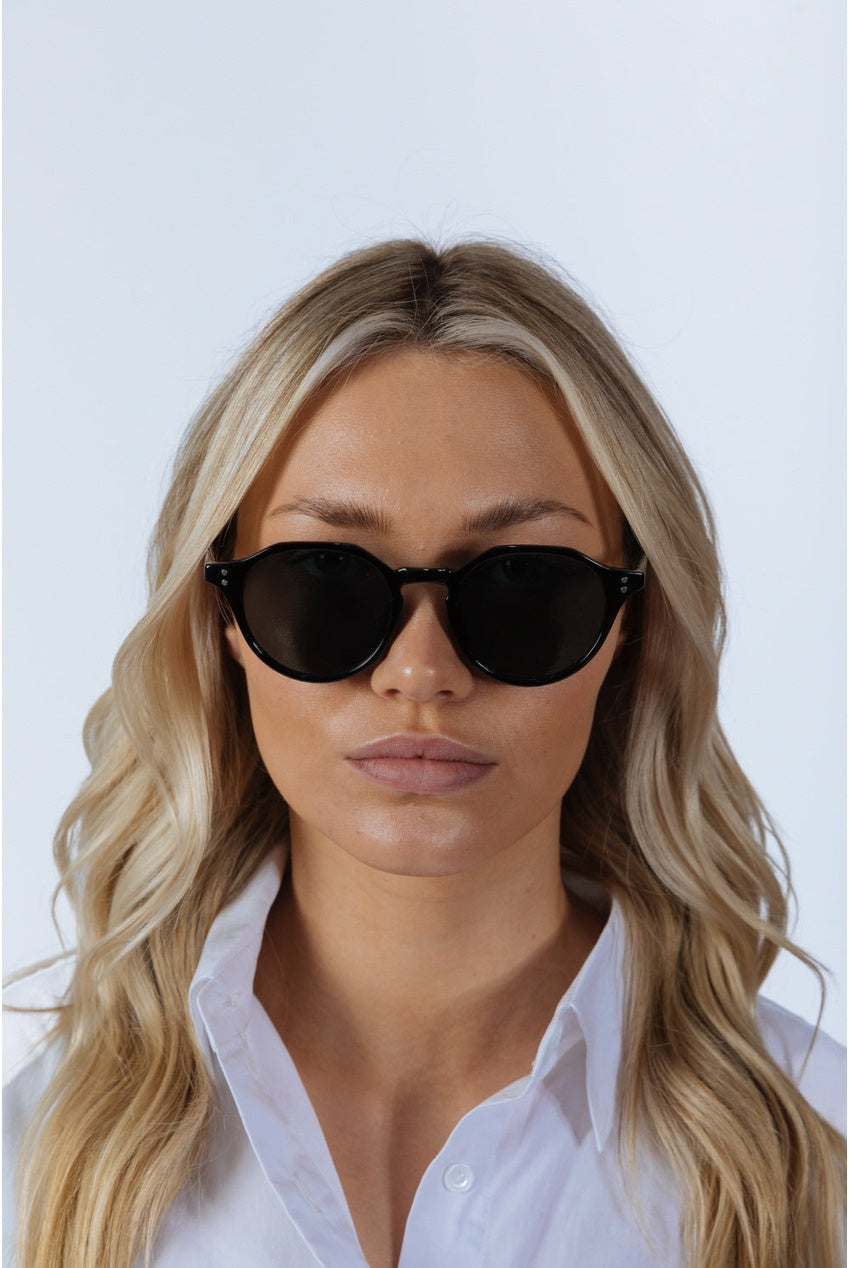 Classic Preppy Plastic Frame Sunglasses SG2503102