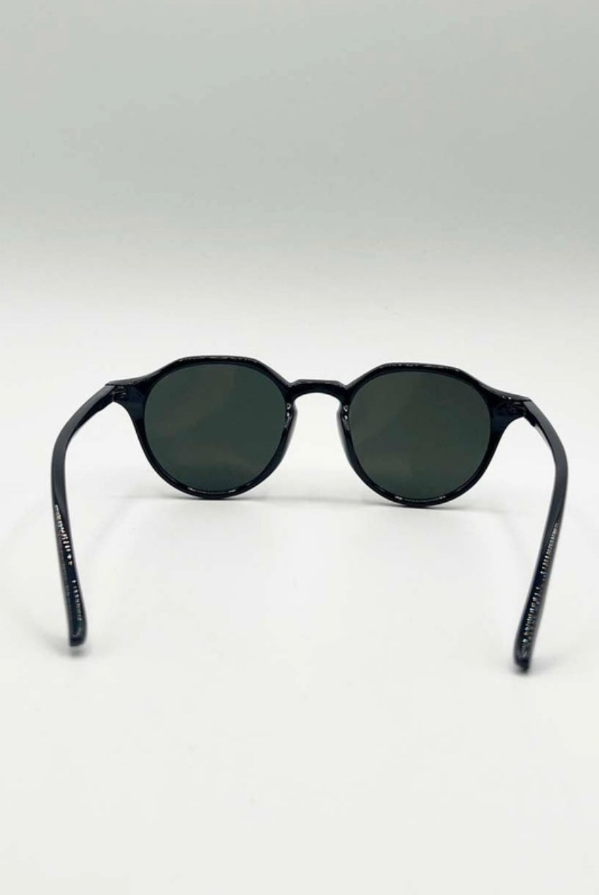 Classic Preppy Plastic Frame Sunglasses SG2503102