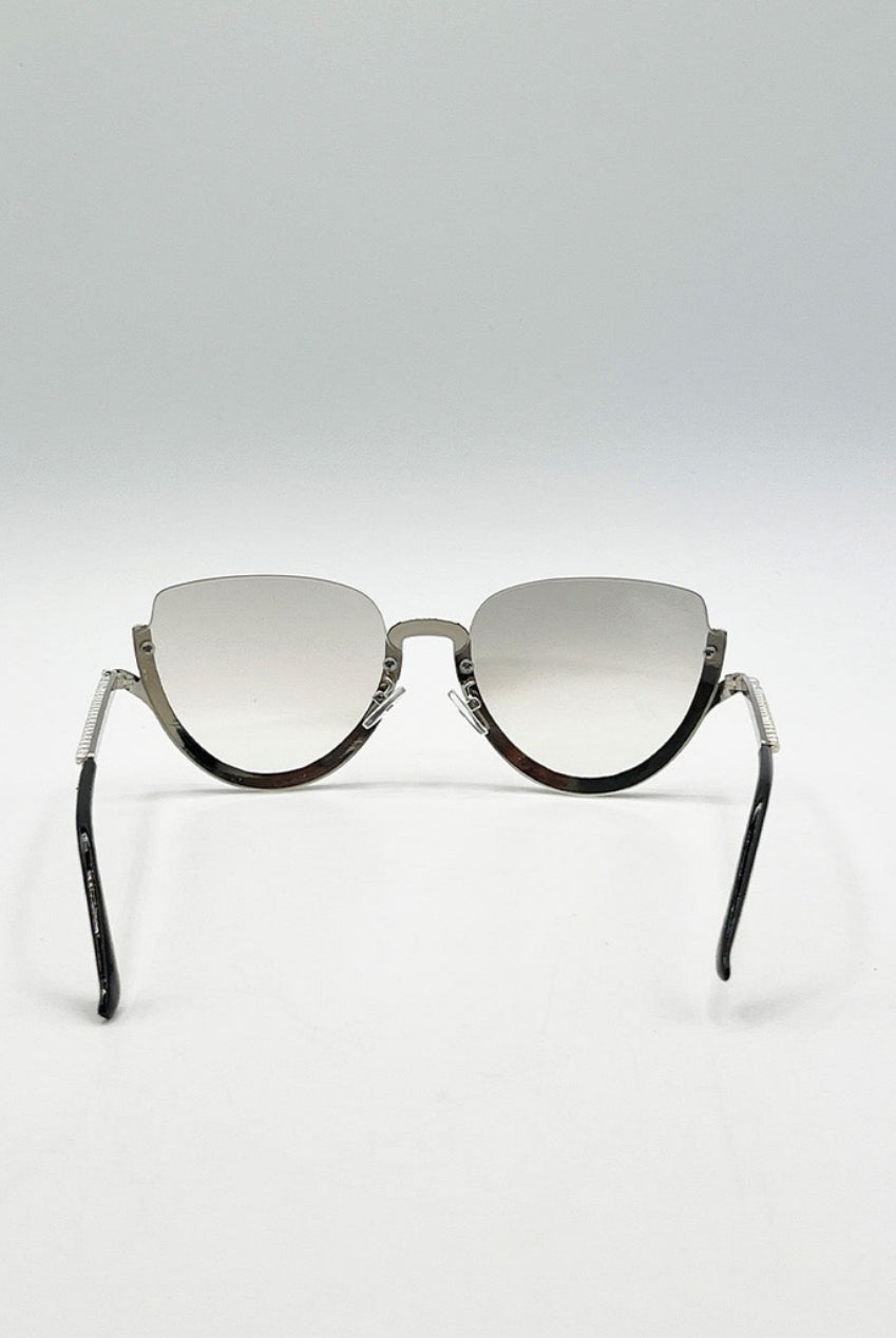 Pearl Sunglasses In Silver Grey SG2503321