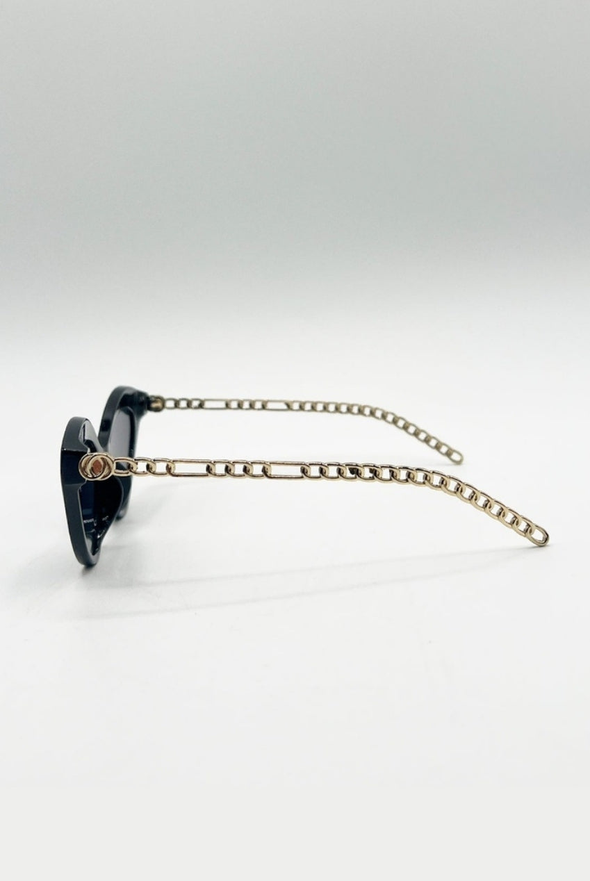 Cat-Eye Sunglasses In Black SG2510502