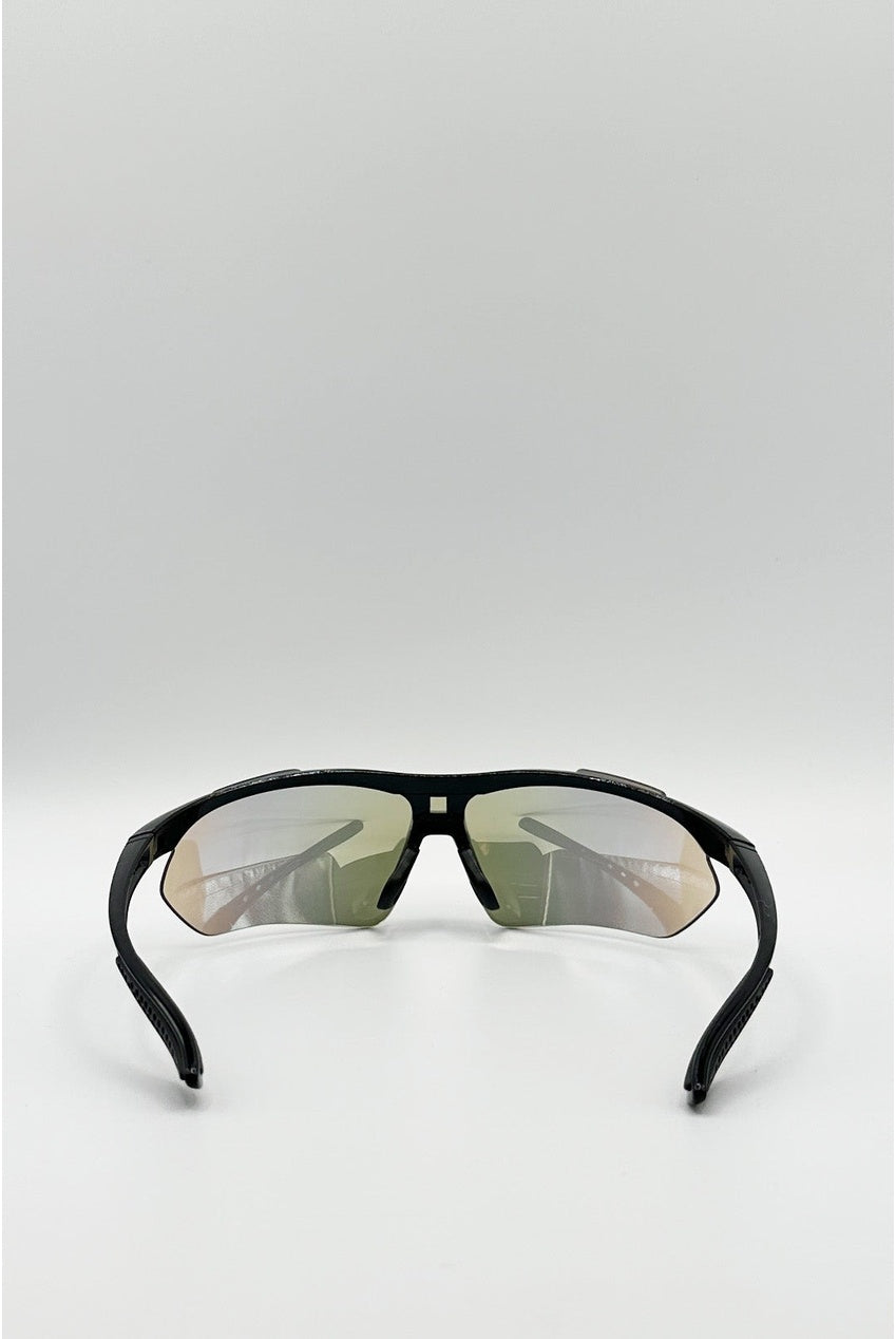 Outdoor Sports Racer Sunglasses In Muted Multi With Case SG2601501