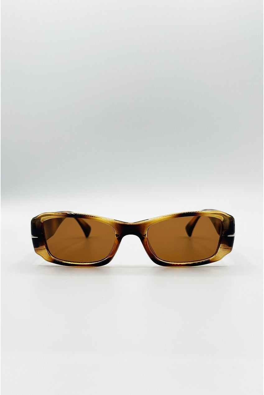 Bold Retangle Sunglasses SG2602006