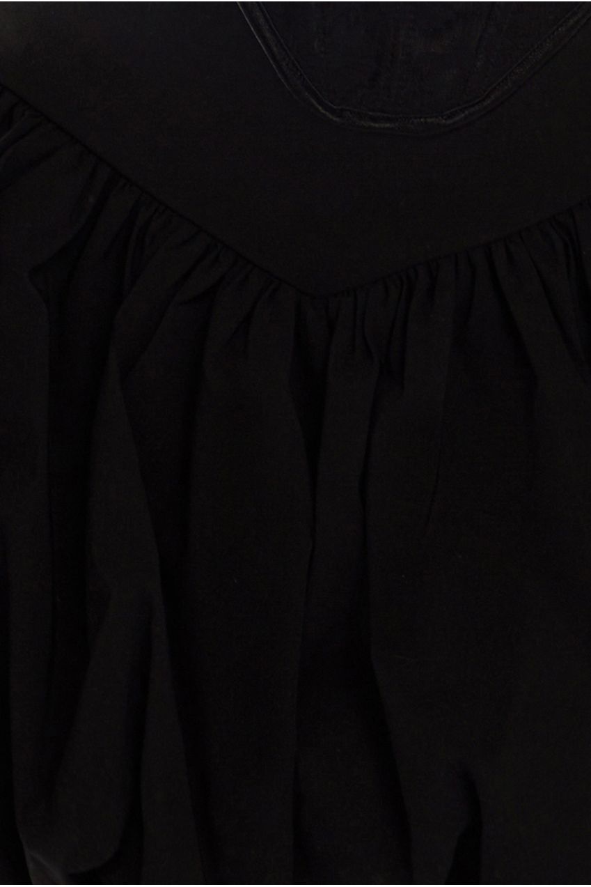 Bengaline Balloon Mini Skirt - Black SK34