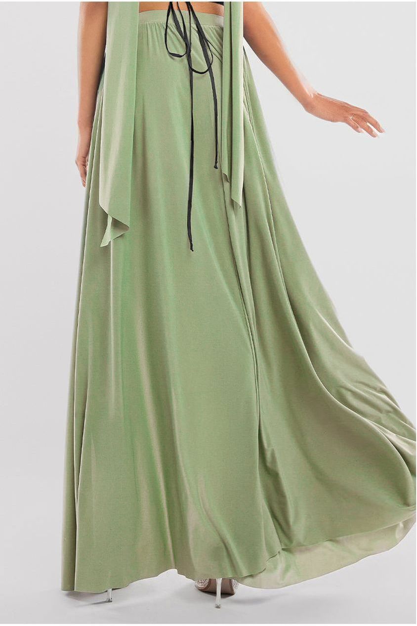 Side Split Soft Touch Maxi Skirt SK41