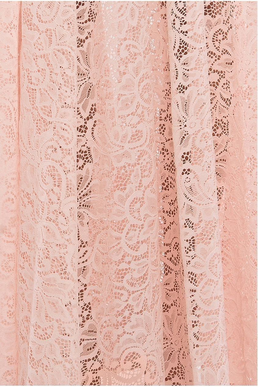 Floral Lace A-Line Maxi Skirt SK48