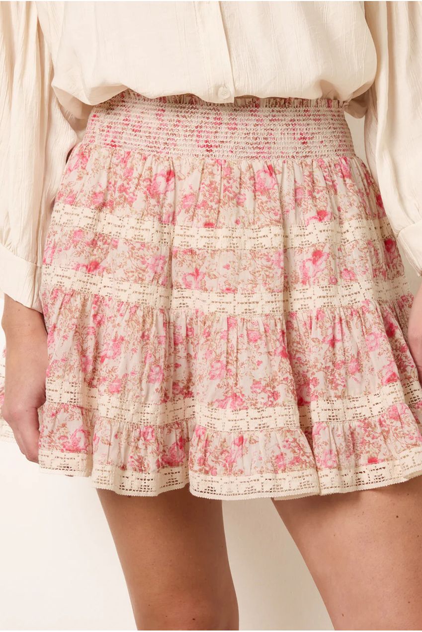 Mini Floral Skirt SS26125B020