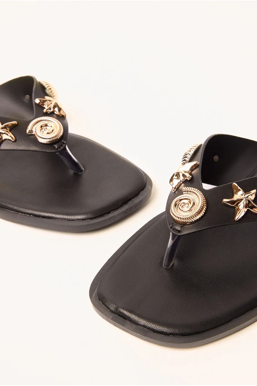 Sea Life Embellished Flip Flops SS26196B003