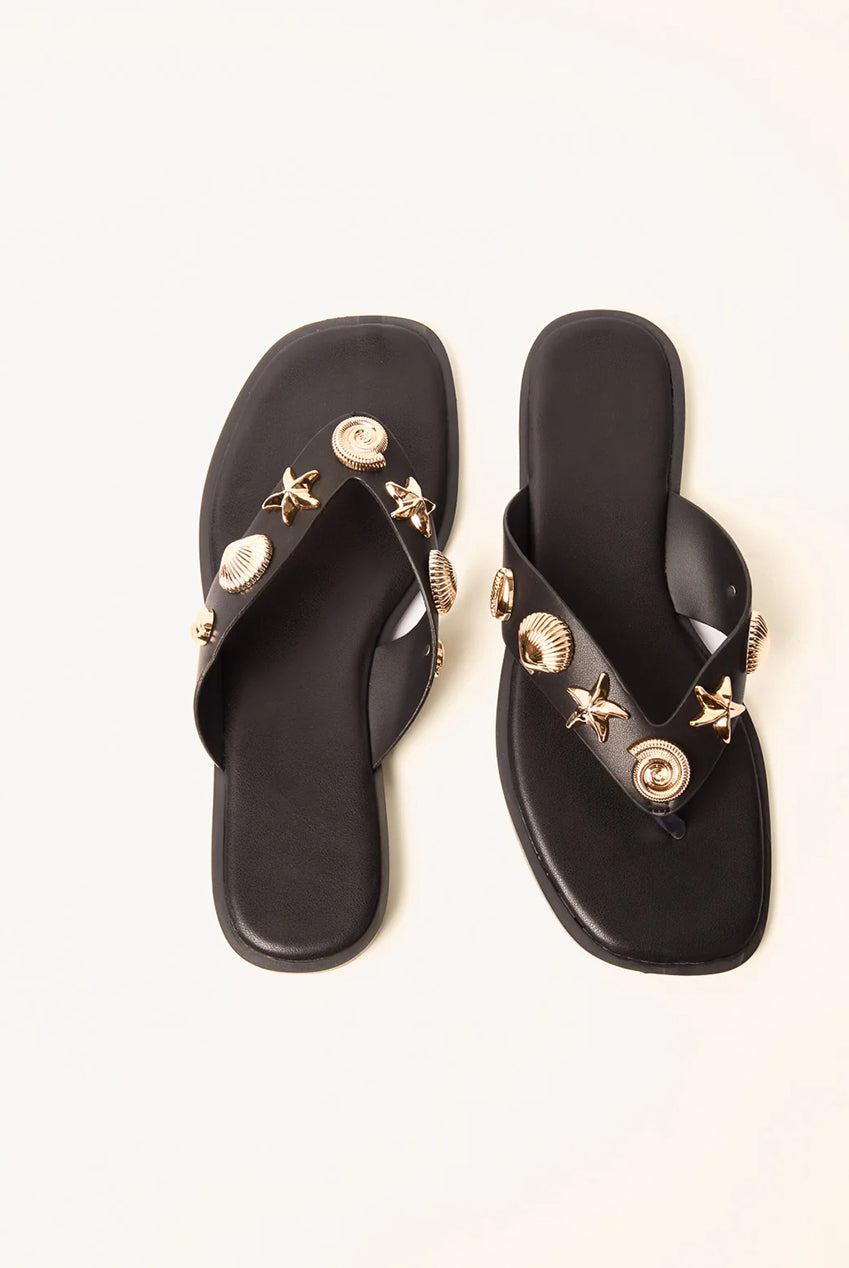 Sea Life Embellished Flip Flops SS26196B003