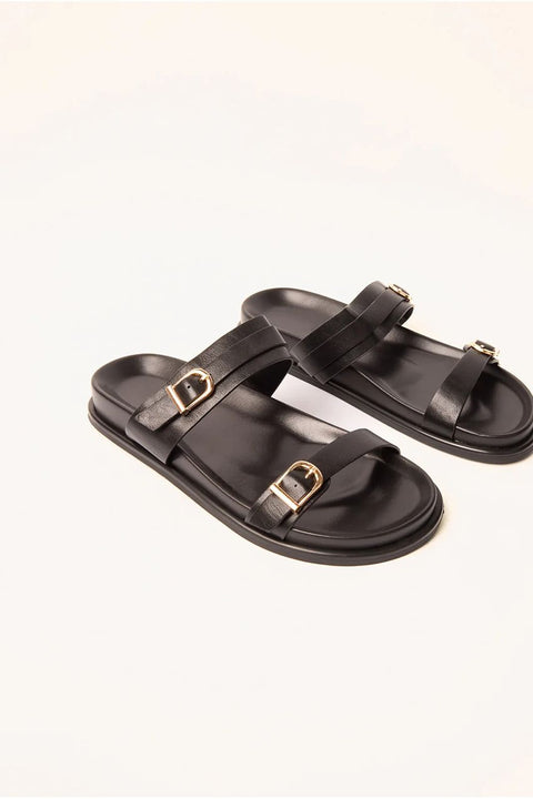 Buckled Strap Sandals by Blue Vanilla