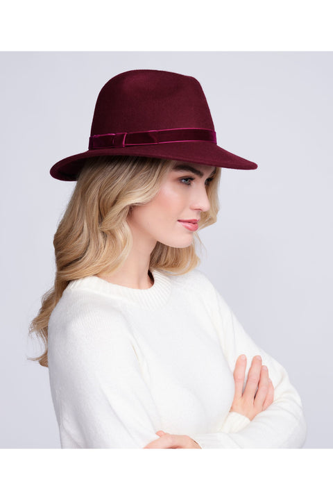 Serena Hat - Burgundy by Pia Rossini
