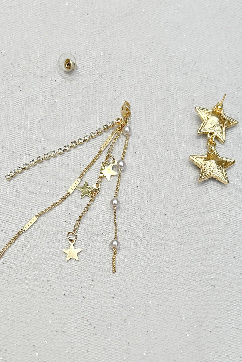 Star Earrings Gold Earrings 5060801176880