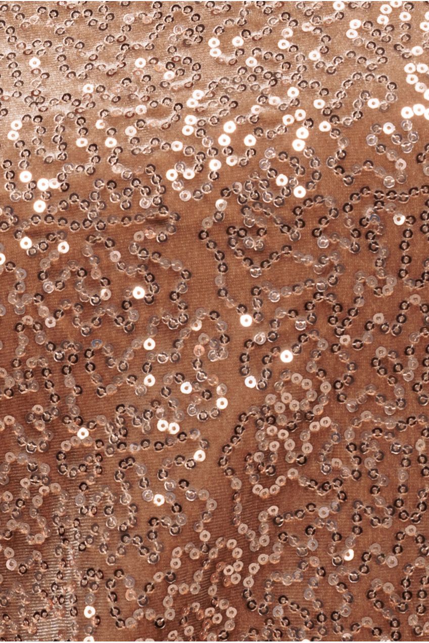 Sequin Velvet Jumper - Champagne T199