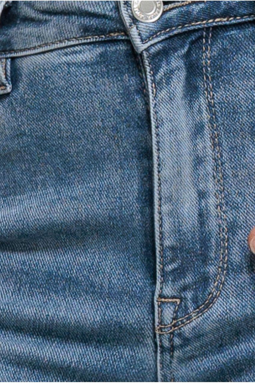 Skinny Fit Stretch Denim Jeans - Blue TR392